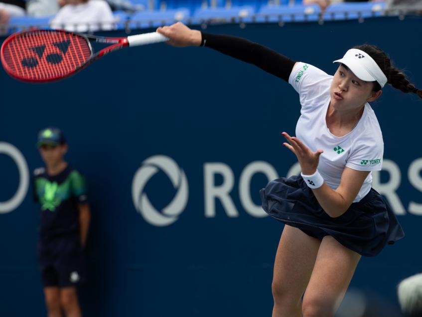 WTA蒙特利尔站｜朱琳首度跻身WTA1000赛16强